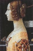 Sandro Botticelli Domenico Ghirlandaio,Portrait of Giovanna Tornabuoni (mk36) oil